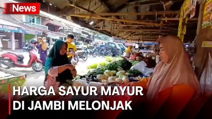 Dampak Banjir, Harga Sayur di Kota Jambi Naik Signifikan