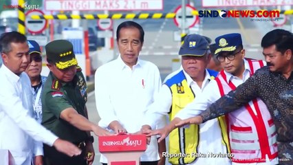 Presiden Jokowi Resmikan Jalan Tol Pamulang-Cinere-Raya Bogor
