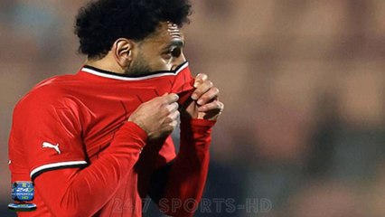 Mohamed Salah MISSES Another Penalty But Has Blushes Spared after the Shot Crashes Off the Crossbar