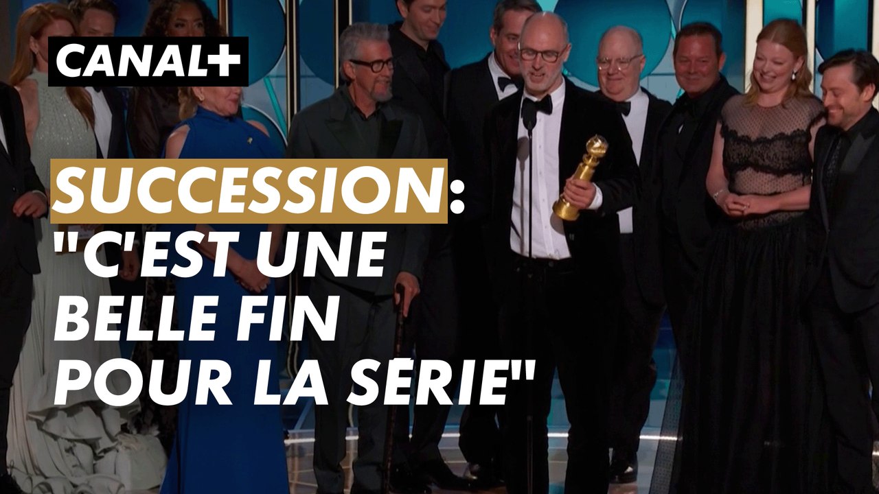 Succession, élue meilleure série dramatique - Golden Globes 2024 - CANAL+
