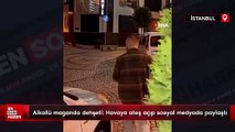 İstanbul'da alkollü maganda dehşeti: Havaya ateş açıp sosyal medyada paylaştı