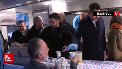 Murat Kurum Eyüpsultan'da! Sabah namazı sonrası çorba dağıttı