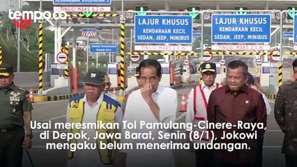 Jokowi Akui Belum Dapat Undangan HUT PDIP