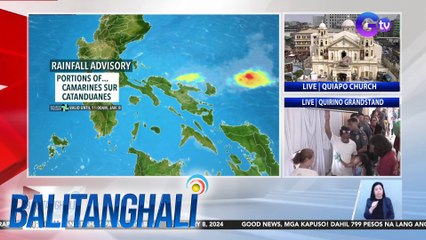 Download Video: Rainfall Advisory, nakataas sa ilang bahagi ng Bicol Region | BT