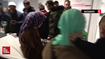 Aksaray'da kucağında bebeği olan kadın bıçaklanıp gasbedildi