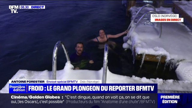 Se baigner dans l'eau glacée après un sauna: notre reporter a testé cette tradition scandinave