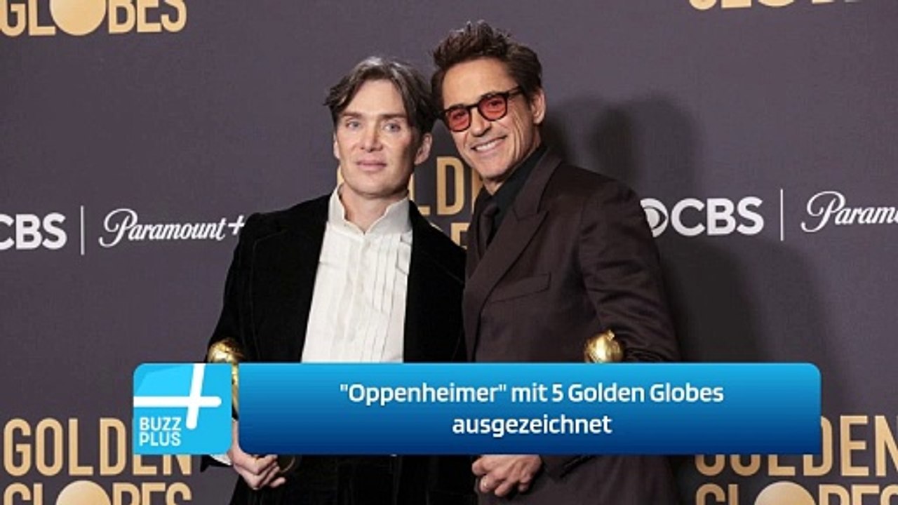 'Oppenheimer' mit 5 Golden Globes ausgezeichnet