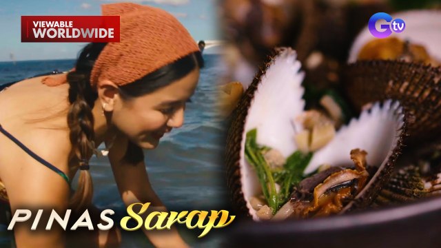 Sparkle Artist Jenzel Angeles, sinubukang humuli ng kamot pusa o blood clams! | Pinas Sarap