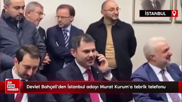 Devlet Bahçeli’den İstanbul adayı Murat Kurum’a tebrik telefonu