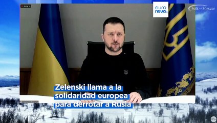 Zelenski: "Europa necesita un arsenal suficiente para defender la libertad"