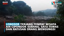Longsor Terjang Tempat Wisata Air Cipondok Subang, Satu Tewas dan Ratusan Orang Mengungsi