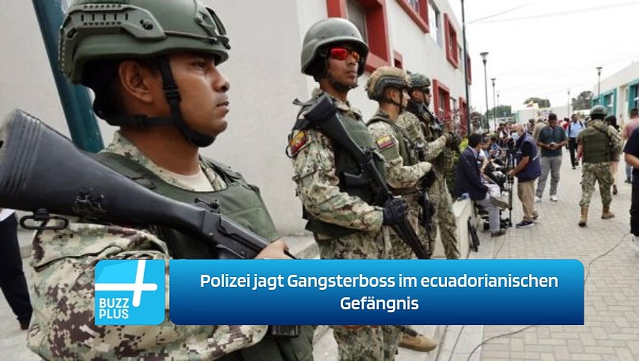 Polizei jagt Gangsterboss im ecuadorianischen Gefängnis