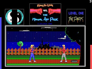 Kung Fu Louie vs. the Martial Art Posse (MS-DOS/1989) (Gameplay)