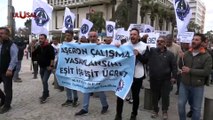 CHP'li İzmir Belediyesi'nde maaş eylemi! Taşeron işçiler ayağa kalktı
