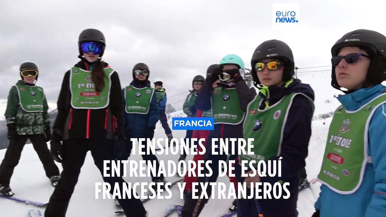 Los monitores de esquí frances en los Alpes, contra los italianos por su "falta de formación"