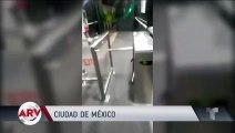 Captan presunto fantasma en estación de Metrobús de México