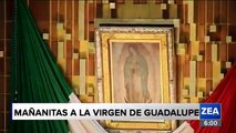 Miles de peregrinos cantan Las Mañanitas a la Virgen de Guadalupe