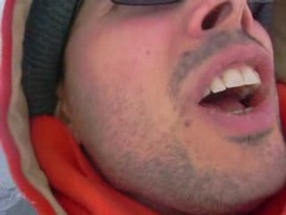 descente ski chamonix alkarou part2 hors piste avril 2008