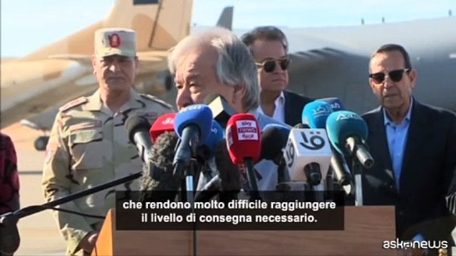 Guterres (Onu): Israele mantiene degli ostacoli agli aiuti per Gaza