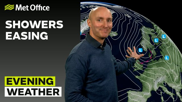 Met Office Evening Weather Forecast 23/03/24 - Clearer overnight
