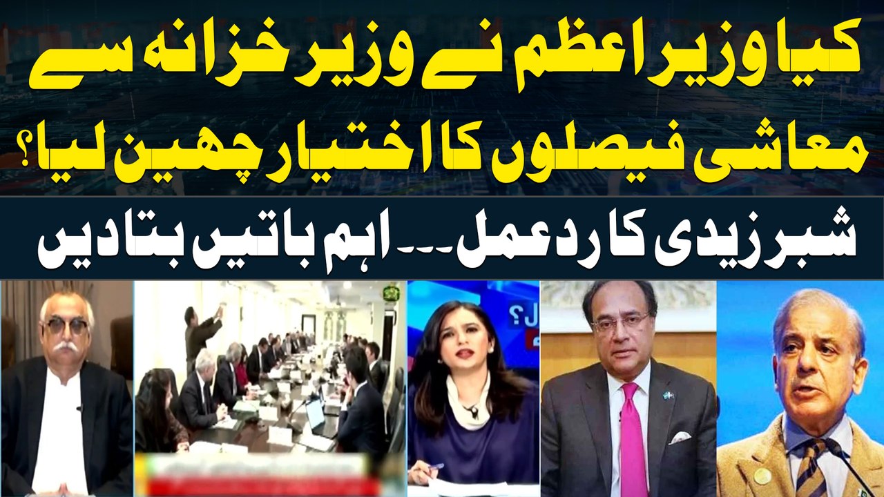 Did PM Shehbaz take away power of economic decisions from Finance Minister?