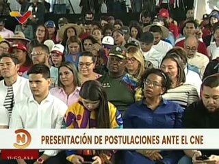 下载视频: Movimiento Futuro inscribió la candidatura presidencial de Nicolás Maduro ante el CNE para comicios  del 28J