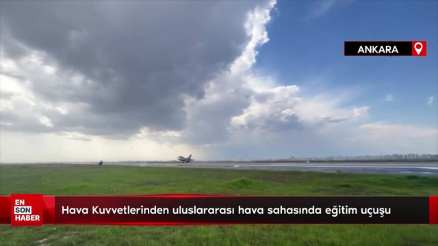 Hava Kuvvetlerinden Akdeniz'in uluslararası hava sahasında eğitim uçuşu
