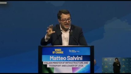 Europee, Salvini: sfida tra Ue belligerante di Macron e pacifica di Le Pen