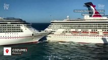 Dos cruceros chocan en Mexico
