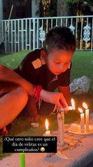 Sara Uribe en la noche de las velitas