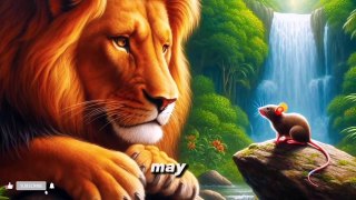 A lion and a mouse English short moral story