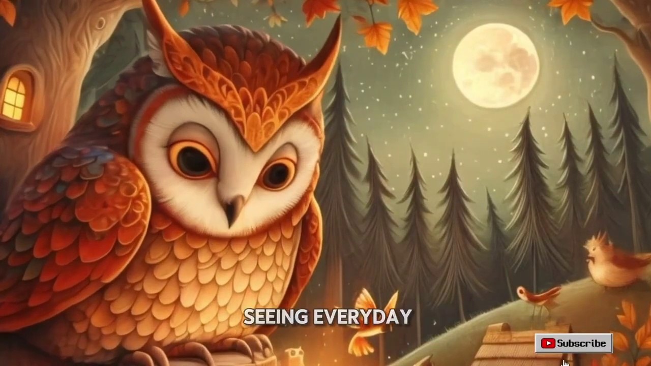 A wise old owl English short moral story