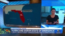 Hurricane Dorian brings threat of storm surge