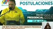 José Brito inscribió su candidatura presidencial ante el CNE para los comicios del 28J