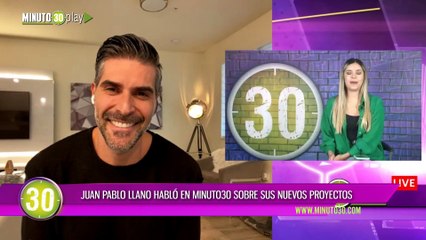Juan Pablo Llano habló con Minuto30 sobre sus nuevos proyectos.
