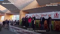 Festa di fine Ramadan a Bologna, il saluto di Lepore sul palco
