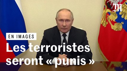 Tải video: Vladimir Poutine promet que les responsables de l’attaque à Moscou seront « punis »