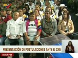 Partidos políticos inscriben candidatura de Nicolás Maduro ante el CNE para comicios del 28J