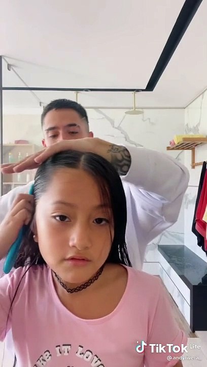 Andy Rivera y su hija