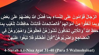 |Surah An-Nisa|Al Nisa Surah|surah nisa| Ayat |31-40 by Syed Saleem|