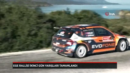 Ege Rallisi ikinci gün yarışları sona erdi