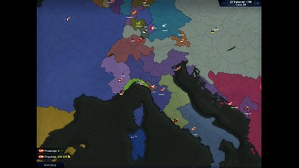age of civilization 2 timelapse Tuscany world conquered