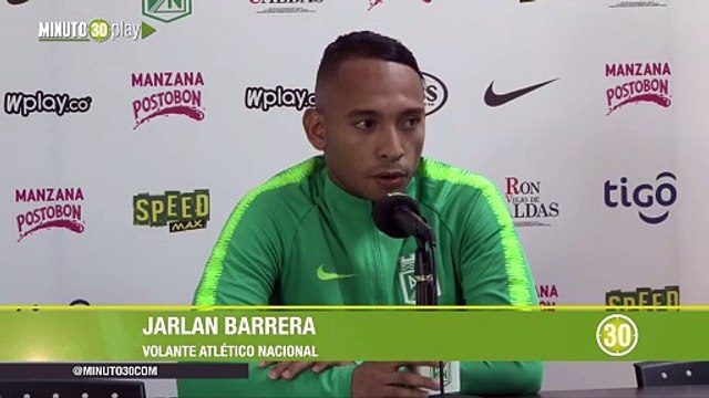 09-08-19 Jarlan Barrera explicó cuáles son las posiciones en las que puede aportar más en Nacional