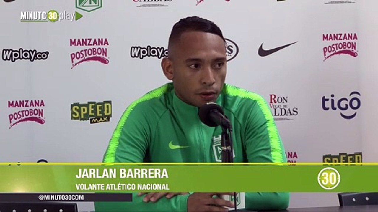 09-08-19 Jarlan Barrera explicó cuáles son las posiciones en las que puede aportar más en Nacional