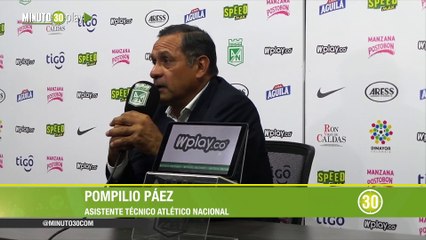 26-08-19 Pompilio Páez felicitó a los hinchas de Nacional y Medellín