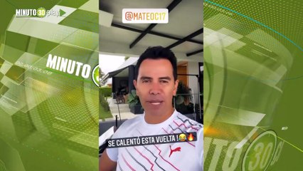 Mateo Carvajal retó por 10 millones de pesos a Jhonny Rivera en una competencia