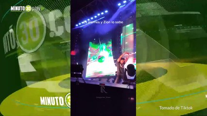 Zion y Lenox causan polémica por su show en Medellín. estaba en las nubes