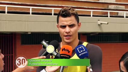 12-12-17 Giovanni Moreno conto cuales equipos de Colombia lo han contactado