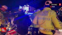 TEM Otoyolu’nun Kocaeli geçişinde polis aracı bariyere çarptı: 2 polis yaralı