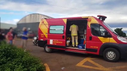 Motociclista fica ferido em acidente no Maria Luiza